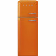 SMEG Frigorífico 2 puertas  FAB30LOR5. Cíclico. Naranja. Clase D